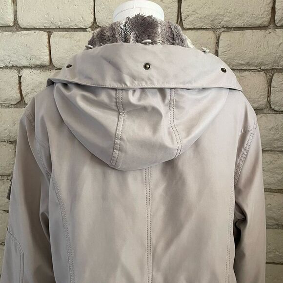 1 Madison Expedition Women's Beige Parka Coat size XL - Picture 6 of 11